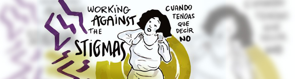 Ilustración contra los estigmas mujer