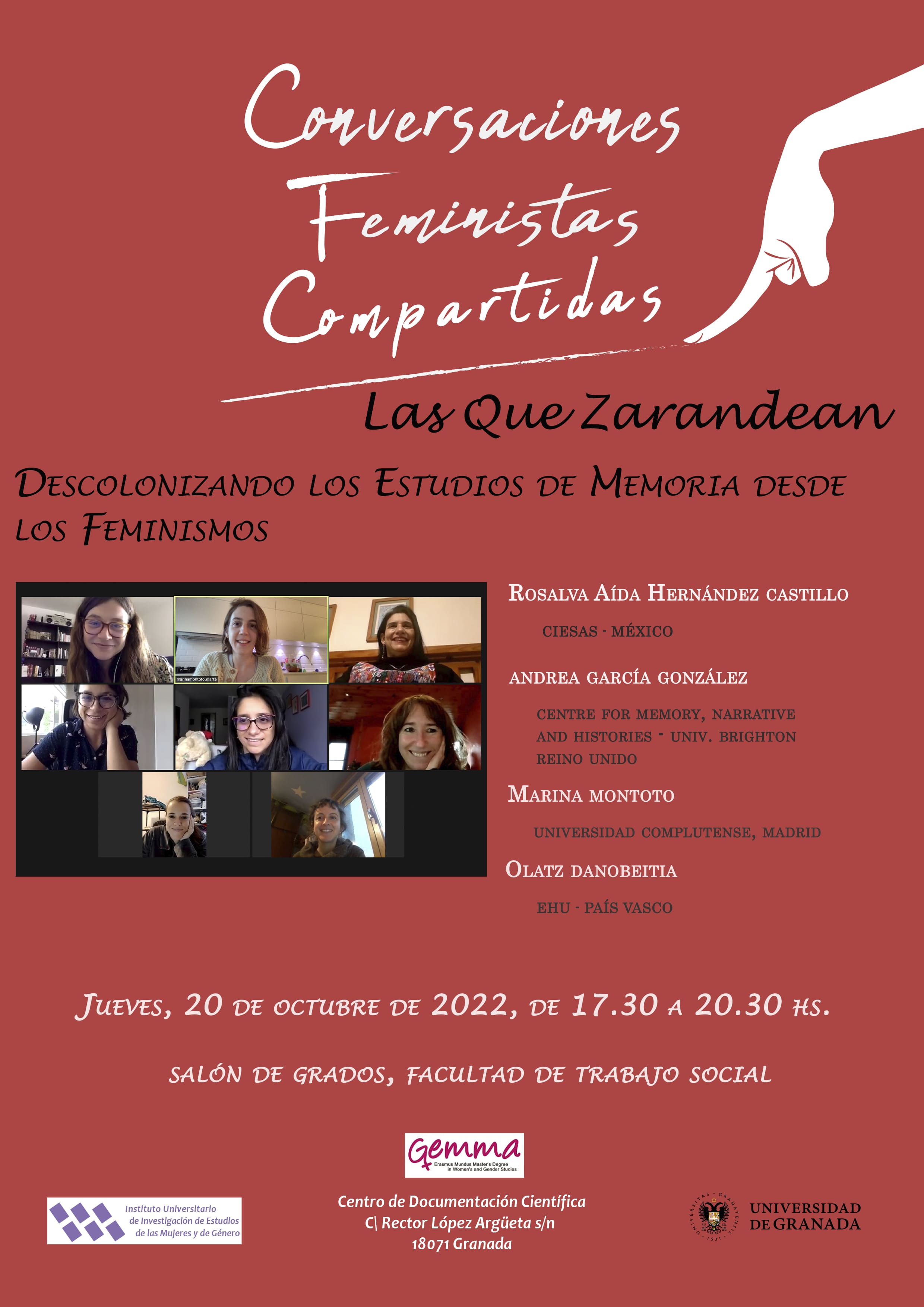 Poster of the Conversation "Las Que Zarandean"