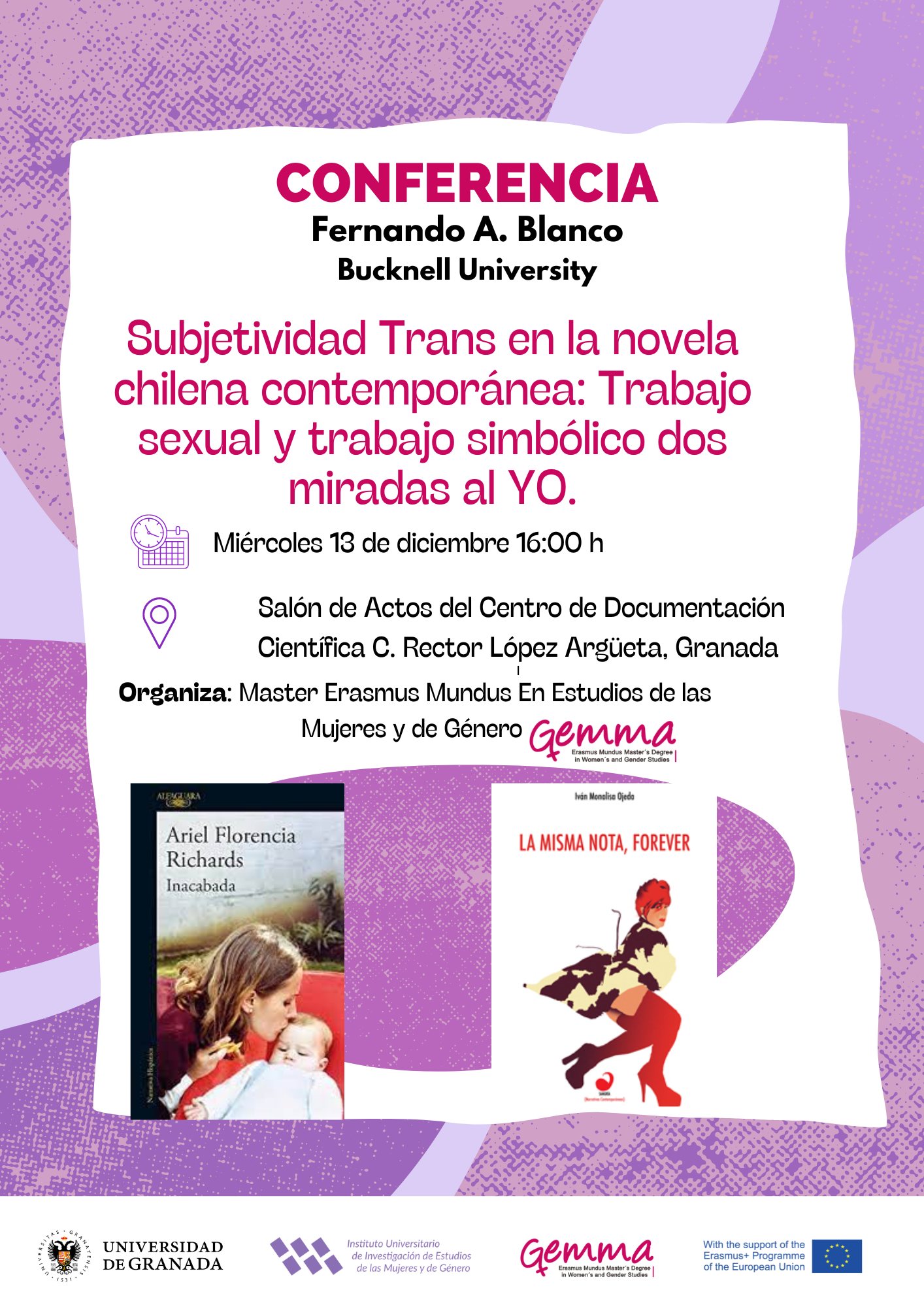 Poster of Fernando Blanco's Conference