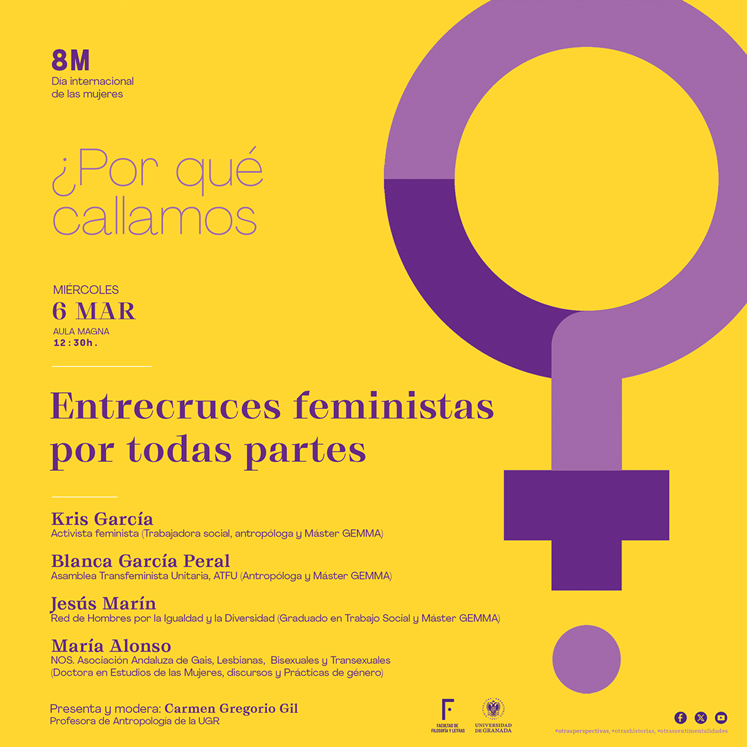 Poster of the Entrecruces feministas conference