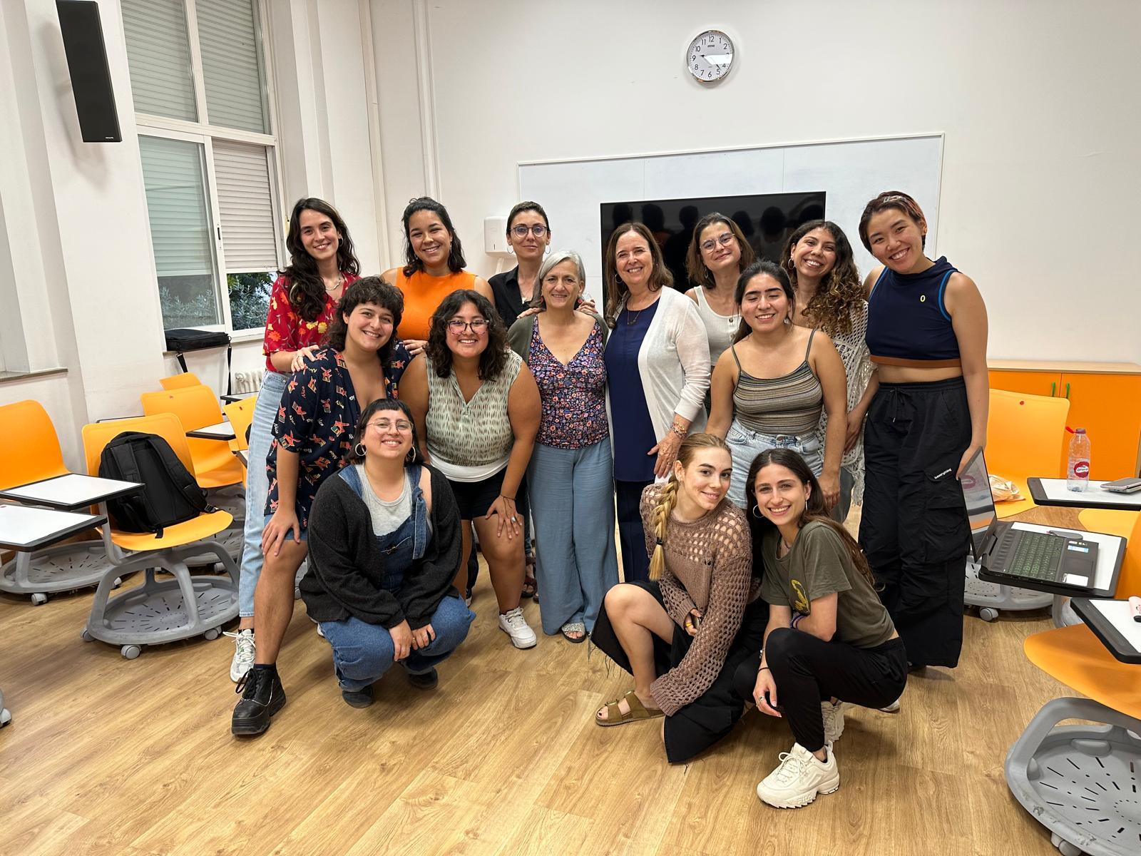 GEMMA students with Professor Ruth Behar