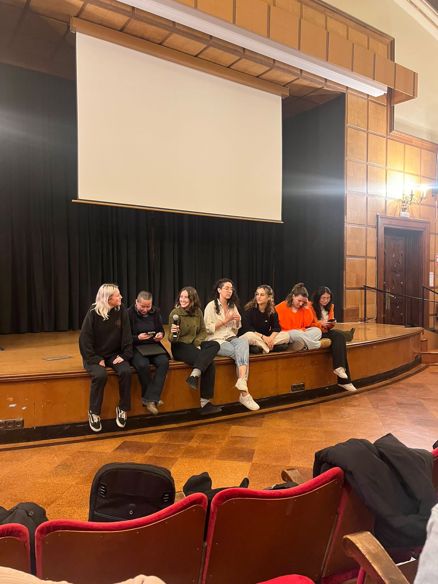 GEMMA students during the 6th Dissident Masculinities Film Cycle