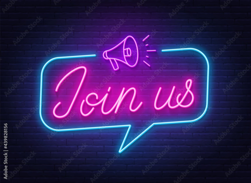 Neon Join us Neon Join us