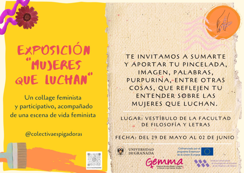 Cartel Exposición Mujeres que luchan